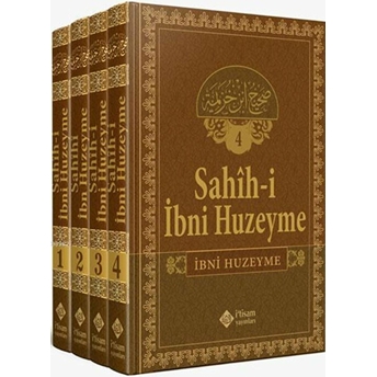 Sahihi Ibni Huzeyme (4 Cilt Takım) Ciltli Ibn Huzeyme