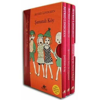 Şamatalı Köy Serisi Kutulu Özel Set (3 Kitap - Ciltli) Astrid Lindgren