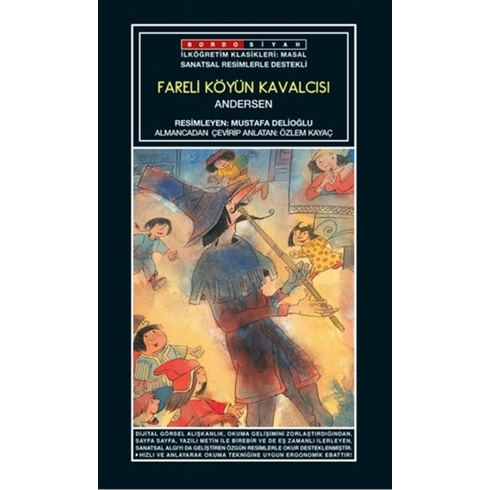 Sanatsal Resimli Fareli Köyün Kavalcısı - Andersen - Hans Christian Andersen