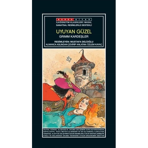 Sanatsal Resimli Uyuyan Güzel Grimm Kardeşler - Grimm Kardeşler