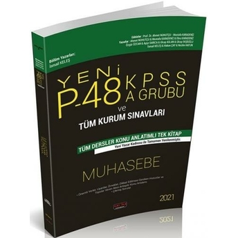 Savaş Yayınları 2022 P48 Kpss A Grubu Ve Tüm Kurum Sınavları Muhasebe Konu Anlatımlı Ismail Keleş