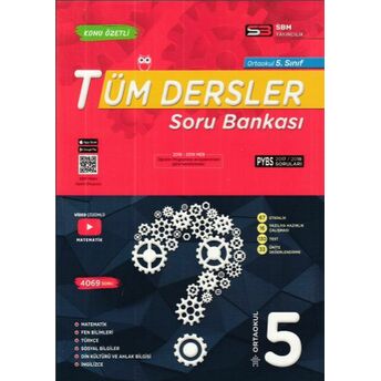 Sbm 5. Sınıf Tüm Dersler Soru Bankası (Yeni) Kolektif