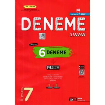 Sbm 7. Sınıf 6 Deneme Sınavı (Yeni) Kolektif