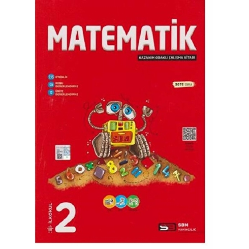 Sbm Yayınları Sbm 2.Sınıf Matematik Kazanım Odaklı Çalışma Kitabı