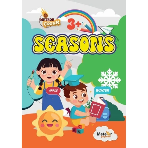 Seasons (Mevsimler) Türkçe – Ingilizce Boyama Kitabı Umut Öz