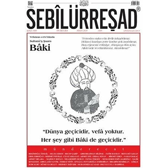 Sebilürreşad Dergisi Sayı: 1039 Nisan 2019