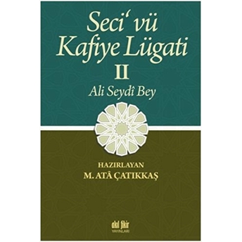 Seci Vü Kafiye Lügati (2 Cilt Takım) M. Ata Çatıkkaş