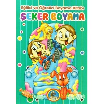 Şeker Boyama - Eğitici Ve Öğretici Boyama Kitabı (10 Kitap Takım) Kolektif