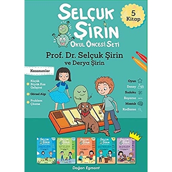 Selçuk Şirin Okul Öncesi Kutulu Set (5 Kitap Takım) Derya Şirin, Selçuk Şirin