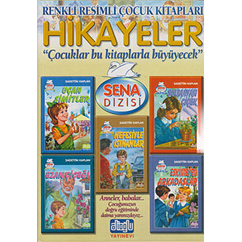 Sena Dizisi Hikayeler Ve Masallar (Renkli, Resimli, Ciltli, 10 Kitap Set) - Sadettin Kaplan