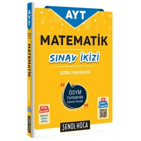 Şenol Hoca Ayt Matematik Sınav Ikizi Soru Bankası