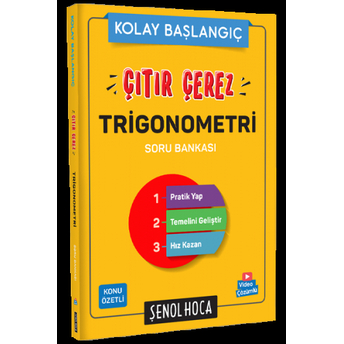 Şenol Hoca Yayınları Çıtır Çerez Trigonometri Soru Bankası Komisyon