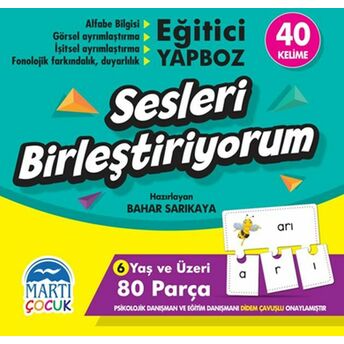 Sesleri Birleştiriyorum - Eğitici Yapboz Kolektif