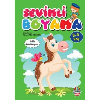 Sevimli Boyama (3-4 Yaş) Türkan Ada Kömürcü