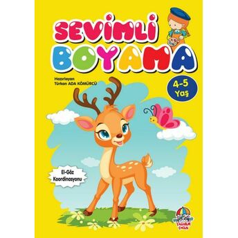 Sevimli Boyama (4-5 Yaş) Türkan Ada Kömürcü