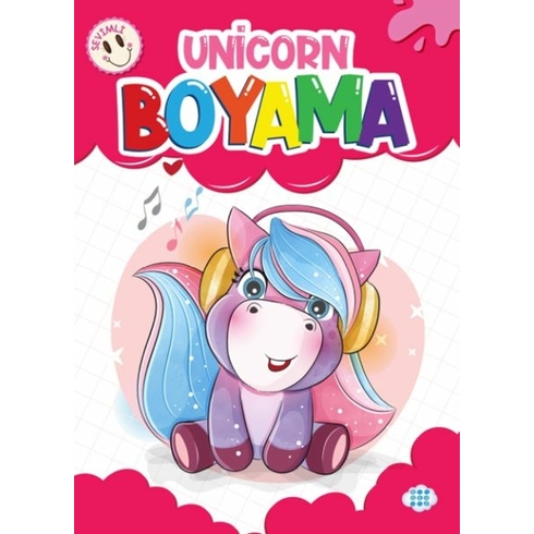 Sevimli Unicorn Boyama Kollektif