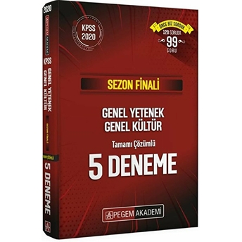 Sezon Finali Genel Yetenek Genel Kültür Tamamı Çözümlü 5 Deneme