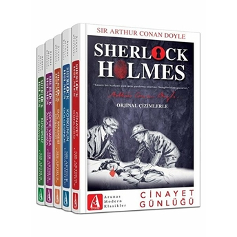 Sherlock Holmes Bütün Hikayeleri (5 Kitap Takım)