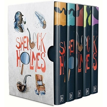 Sherlock Holmes Serisi Kutulu Set - 5 Kitap Takım Sir Arthur Conan Doyle