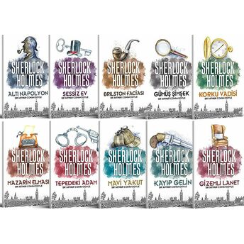 Sherlock Holmes Seti (10 Kitap Takım) Sir Arthur Conan Doyle