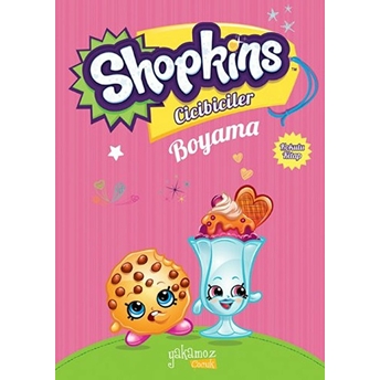 Shopkins Cicibiciler Boyama Kitabı-Açık Pembe Kolektif