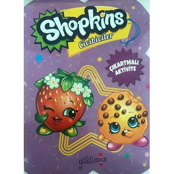 Shopkins Cicibiciler Çıkartmalı Aktivite - Mor Kitap Kolektif