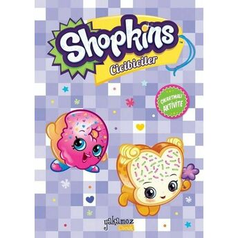 Shopkins Cicibiciler Çıkartmalı Aktivite - Mor Kolektif