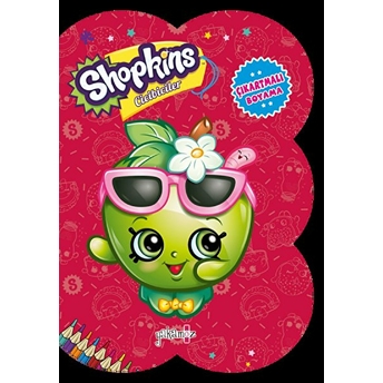 Shopkins Cicibiciler - Kırmızı Çıkartmalı Boyama Kolektif