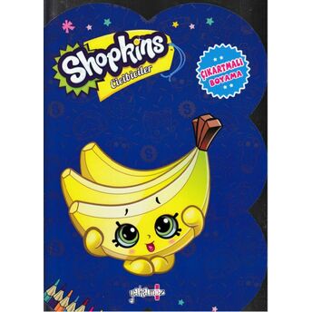 Shopkins Cicibiciler - Lacivert Çıkartmalı Boyama Kolektif