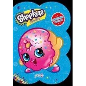 Shopkins Cicibiciler - Mavi Çıkartmalı Boyama Kolektif