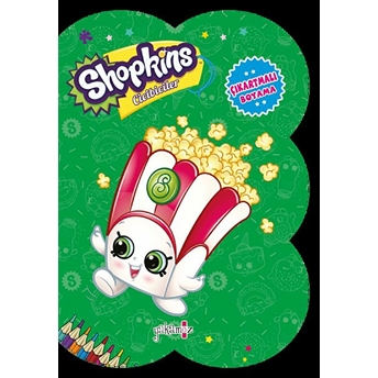 Shopkins Cicibiciler - Yeşil Çıkartmalı Boyama Kolektif