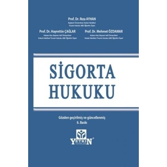 Sigorta Hukuku Hayrettin Çağlar