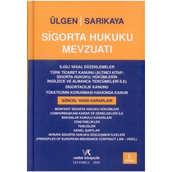 Sigorta Hukuku Mevzuatı Ciltli Hüseyin Ülgen