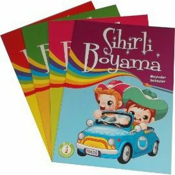 Sihirli Boyama - 4 Kitap Takım Kolektif