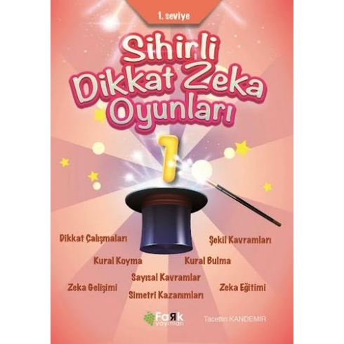 Sihirli Dikkat Zeka Oyunları 1 (Ilkokul) Tacettin Kandemir