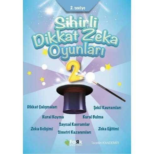 Sihirli Dikkat Zeka Oyunları 2 (Ilkokul) Tacettin Kandemir