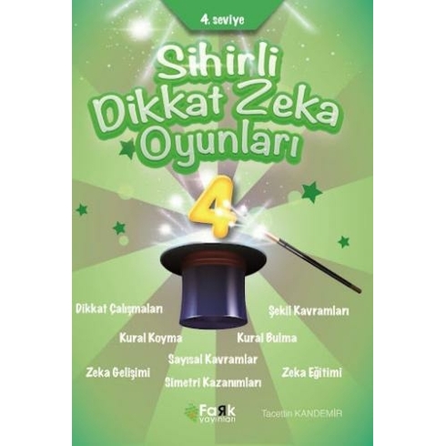 Sihirli Dikkat Zekâ Oyunları 4(Ilkokul) Tacettin Kandemir