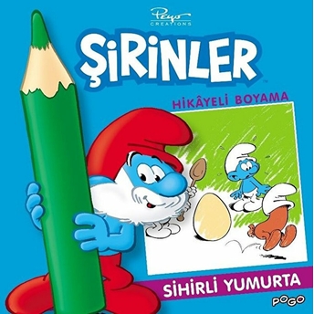 Sihirli Yumurta Hikayeli Boyama - Şirinler Kolektif