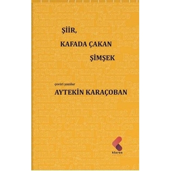 Şiir, Kafada Çakan Şimşek Aytekin Karaçoban