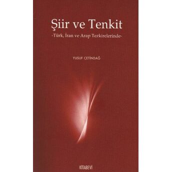 Şiir Ve Tenkit Yusuf Çetindağ