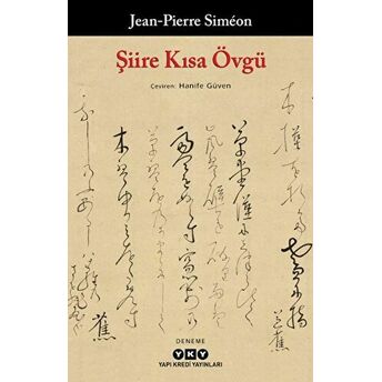 Şiire Kısa Övgü Jean-Pierre Simeon