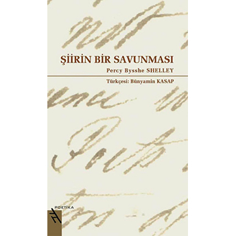 Şiirin Bir Savunması Percy Bysshe Shelly