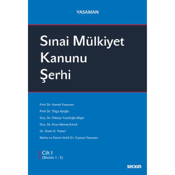 Sınai Mülkiyet Kanunu Şerhi Hamdi Yasaman