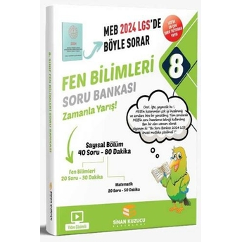 Sinan Kuzucu Yayınları 2024 Lgs 8. Sınıf Fen Bilimleri Soru Bankası Komisyon