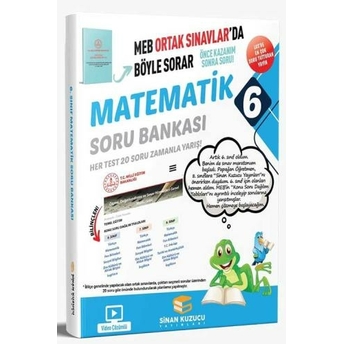 Sinan Kuzucu Yayınları 6. Sınıf Matematik Soru Bankası Komisyon