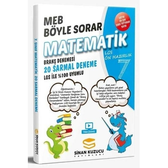 Sinan Kuzucu Yayınları 7. Sınıf Matematik Branş Deneme Komisyon