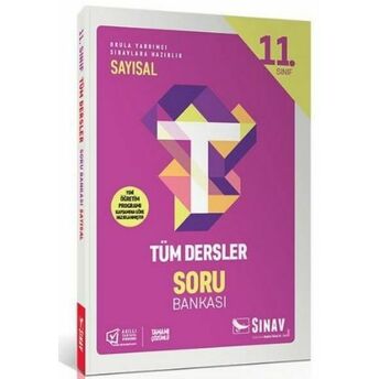 Sınav 11. Sınıf Tüm Dersler Sayısal Soru Bankası Kolektıf