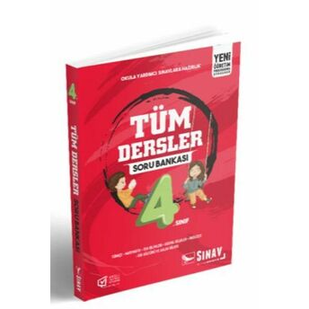 Sınav 4. Sınıf Tüm Dersler Soru Bankası (Yeni) Kolektif