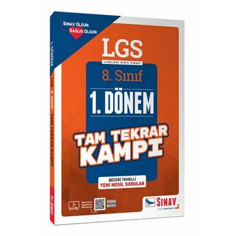 Sınav 8. Sınıf Lgs 1. Dönem Çözümlü Tam Tekrar Kampı (Yeni) Kolektif