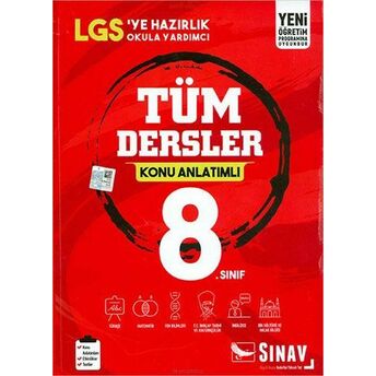 Sınav 8. Sınıf Tüm Dersler Konu Anlatımlı (Yeni) Kolektif